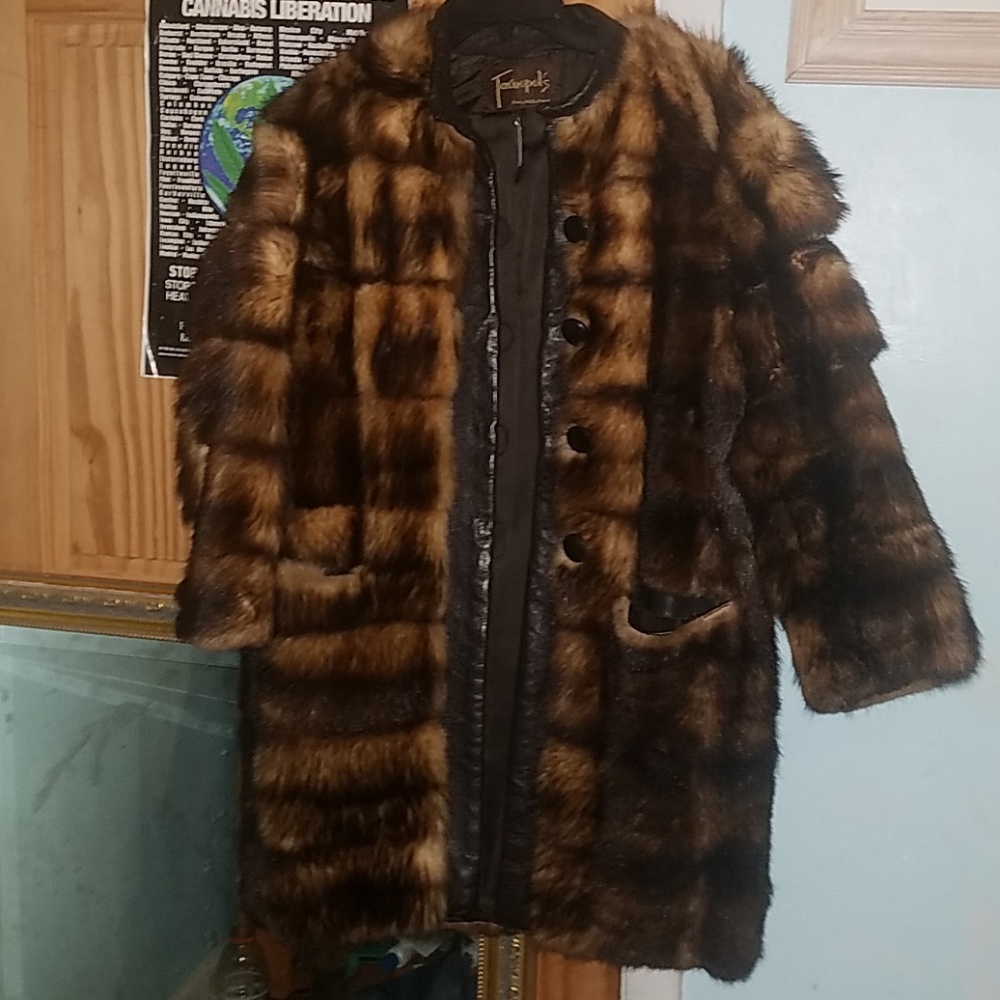 Vintage real fur coat